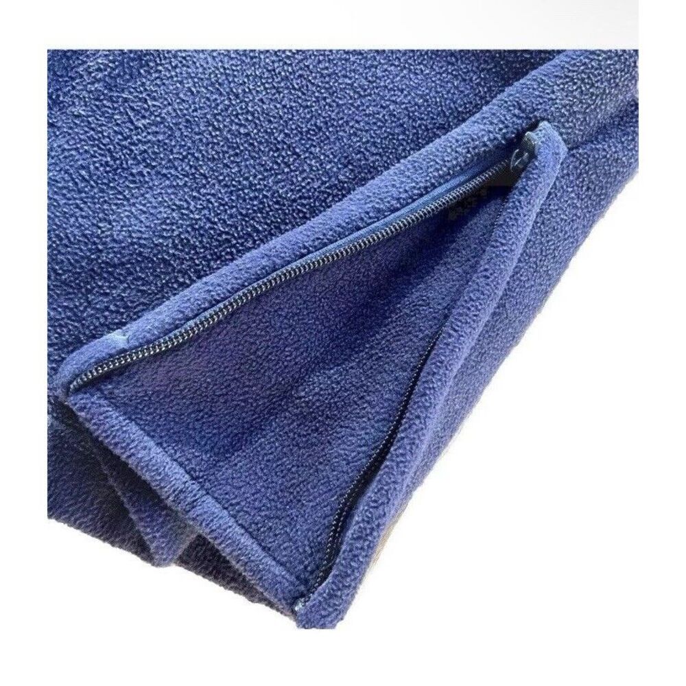 Yzy Yeezy Gap Balenciaga H10 Polar Fleece Joggers Large Navy Distressed Men NEW - Picture 3 of 11